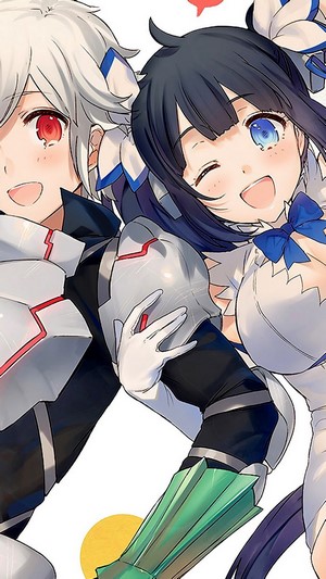 Bell and Hestia from DanMachi