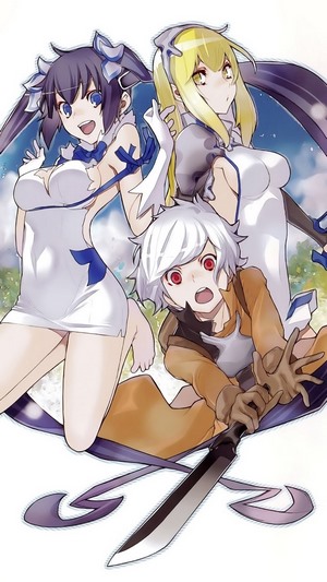 Hestia, Ais Wallenstein, and Bell Cranel from DanMachi
