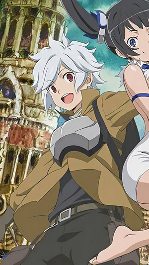 Bell and Hestia from DanMachi