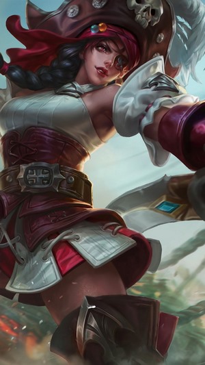 Karina from Mobile Legends: Black Pearl skin
