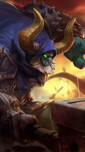 Minotaur with Sacred Hammer from Mobile Legends