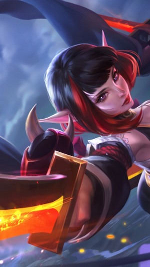 Karina, Spider Lily, Skin, Mobile Legends HD