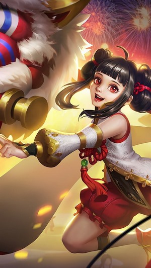 Lolita from Mobile Legends Lion Dance Skin
