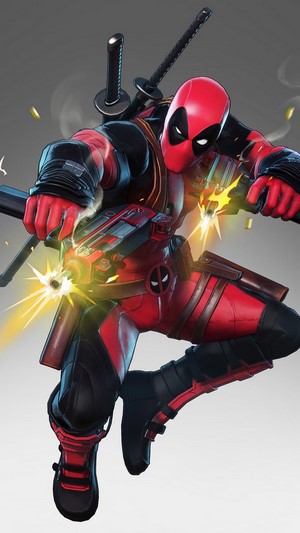 Deadpool from Marvel Ultimate Alliance 3