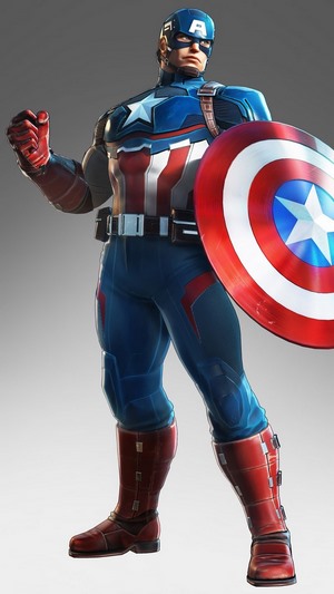 Captain America from Marvel Ultimate Alliance 3