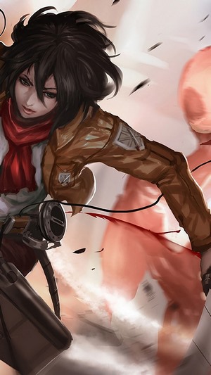 Mikasa Ackerman from Attack on Titan