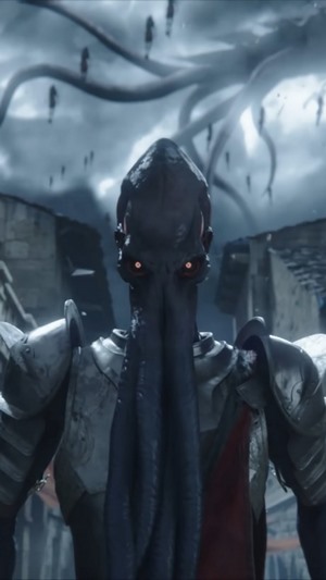 Mind Flayer Knight from Baldur's Gate 3