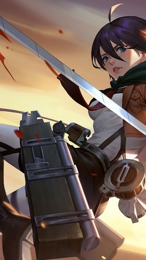 Mikasa Ackerman from Attack on Titan