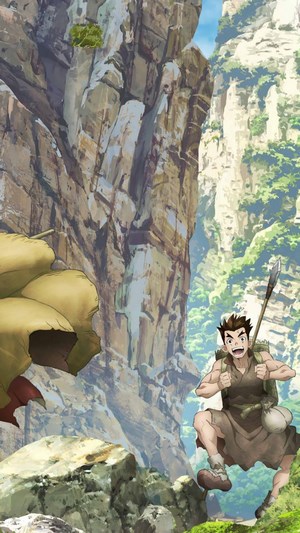 Taiju and Yuzuriha from Dr. Stone