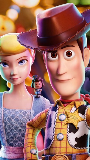 Woody and Bo Peep from Toy Story 4