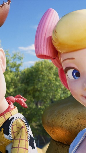 Woody and Bo Peep from Toy Story 4