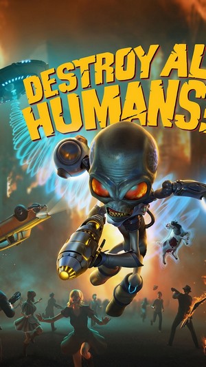 Destroy All Humans! video game poster