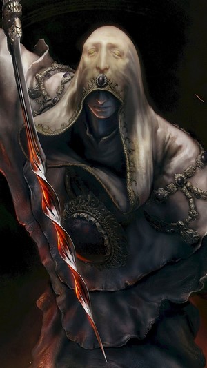 Elden Ring character with a staff