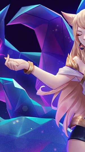 Ahri from K/DA in League of Legends Splash Art