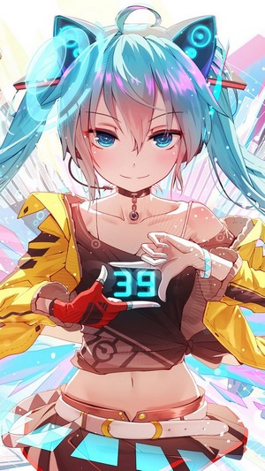 Hatsune Miku Anime Girl