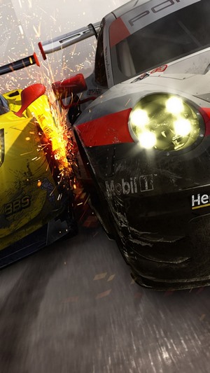 GRID 2019 racing cars colliding