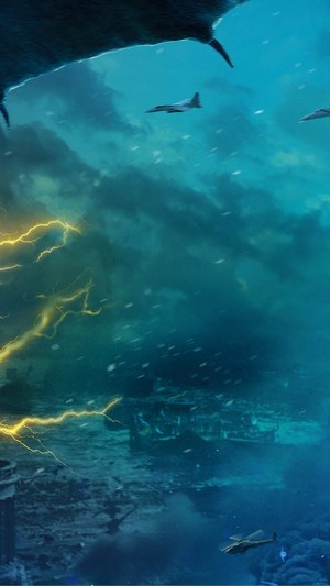 King Ghidorah vs. Godzilla in Godzilla: King of the Monsters