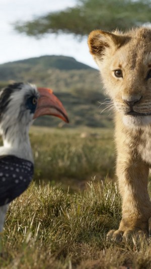 Simba and Zazu from The Lion King