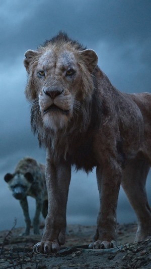 Scar and a hyena from The Lion King