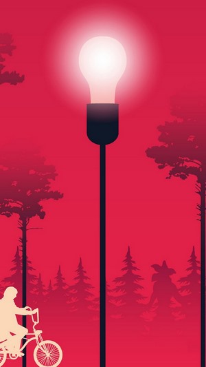 Stranger Things minimalist illustration