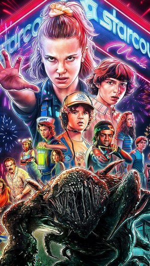 Stranger Things Season 3 Characters Poster