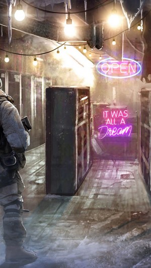 Wasteland 3 Neon Sign