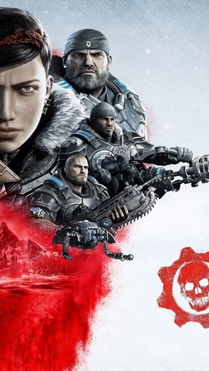Gears 5 characters with weapons