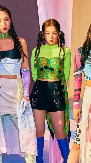 Red Velvet members Irene, Joy, and Seulgi from The Reve Festival