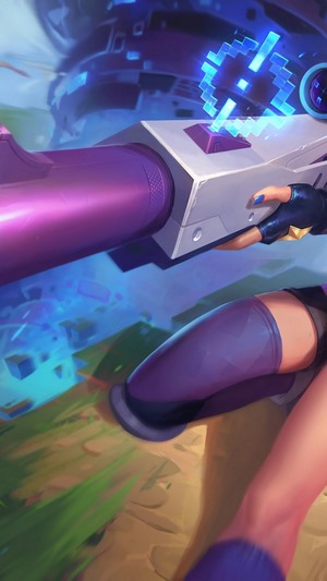 Arcade Caitlyn from League of Legends Splash Art