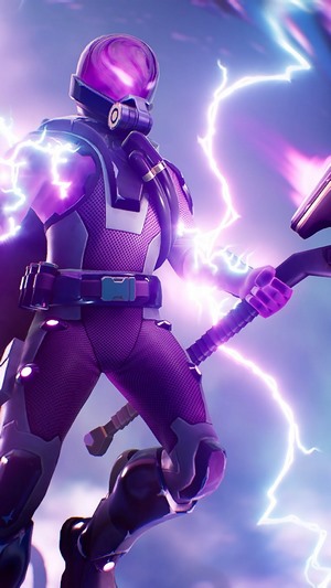 Fortnite Tempest with purple lightning
