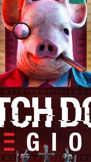 Watch Dogs Legion Pig Mask Character
