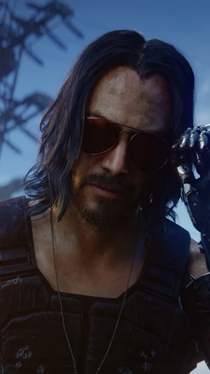Johnny Silverhand from Cyberpunk 2077