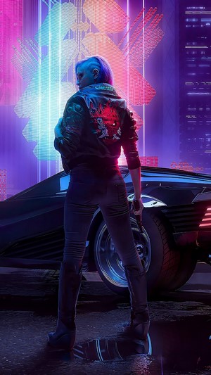 Cyberpunk 2077 V Samurai Jacket Car