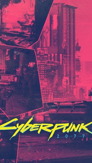 Cyberpunk 2077 video game poster