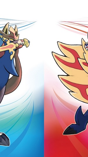 Zacian and Zamazenta from Pokemon Sword and Shield
