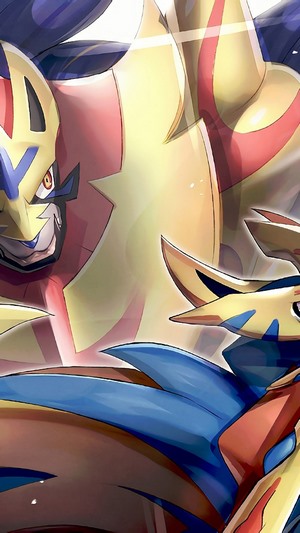 Zacian and Zamazenta from Pokemon Sword and Shield