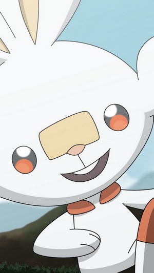 Scorbunny from Pokemon Sword and Shield