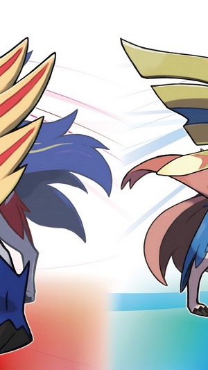 Zamazenta and Zacian from Pokemon Sword and Shield
