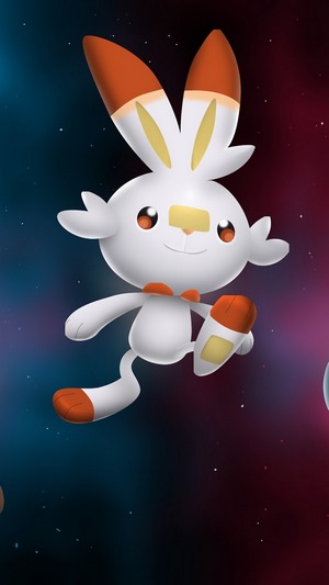 Scorbunny from Pokemon Sword and Shield