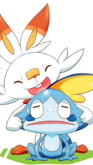 Scorbunny Sobble Pokemon Sword and Shield