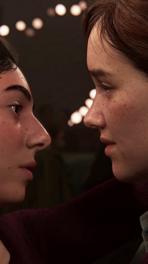 Ellie and Dina from The Last of Us Part 2