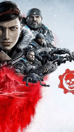 Kait Diaz and characters from Gears 5