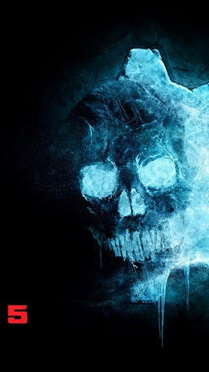 Gears 5 Ice Skull Logo