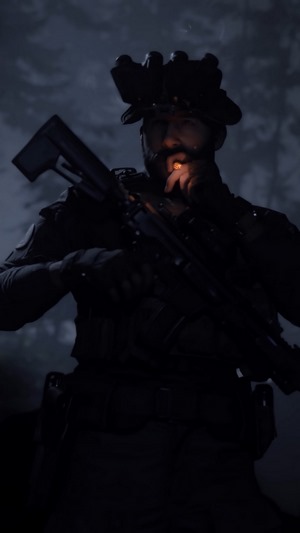 Call of Duty Modern Warfare Captain Price Smoking