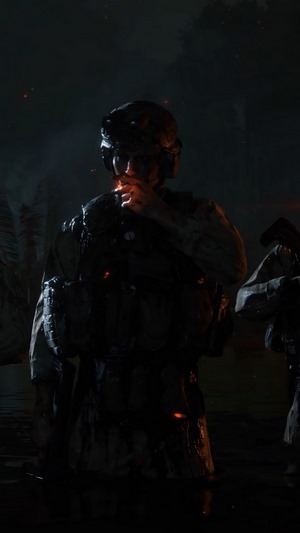 Cliff from Death Stranding smoking