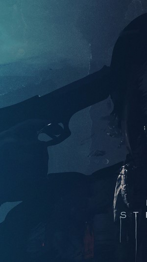 Cliff from Death Stranding holding a gun