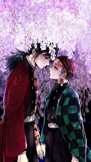 Giyuu Tomioka Tanjirou Kamado Kimetsu No Yaiba