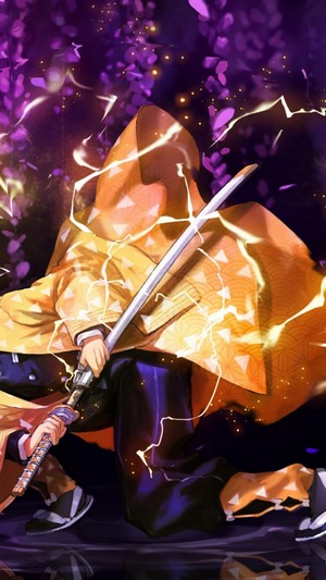 Zenitsu Agatsuma from Kimetsu No Yaiba