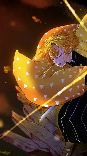 Zenitsu Agatsuma from Kimetsu No Yaiba