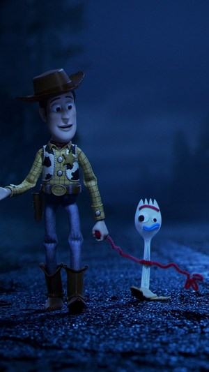 Woody and Forky from Toy Story 4